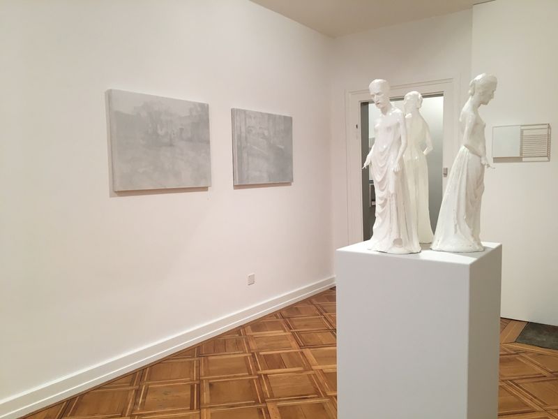 Ausstellungsansicht «Weiss» - Gruppenausstellung der Galerie Christoph Abbühl und des Kunstforums Solothurn, 2017