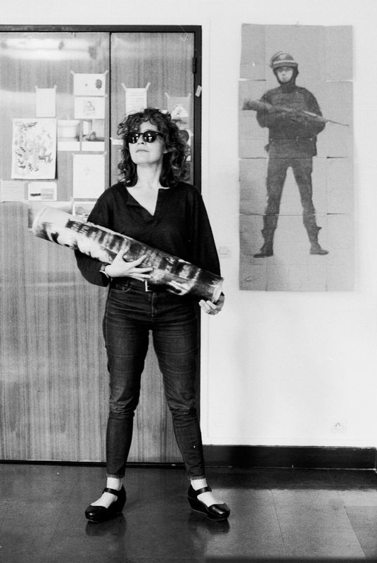 Annatina Graf im Atelier Paris 2017, Cité international des Arts Paris. Foto: Sabrina Christ.