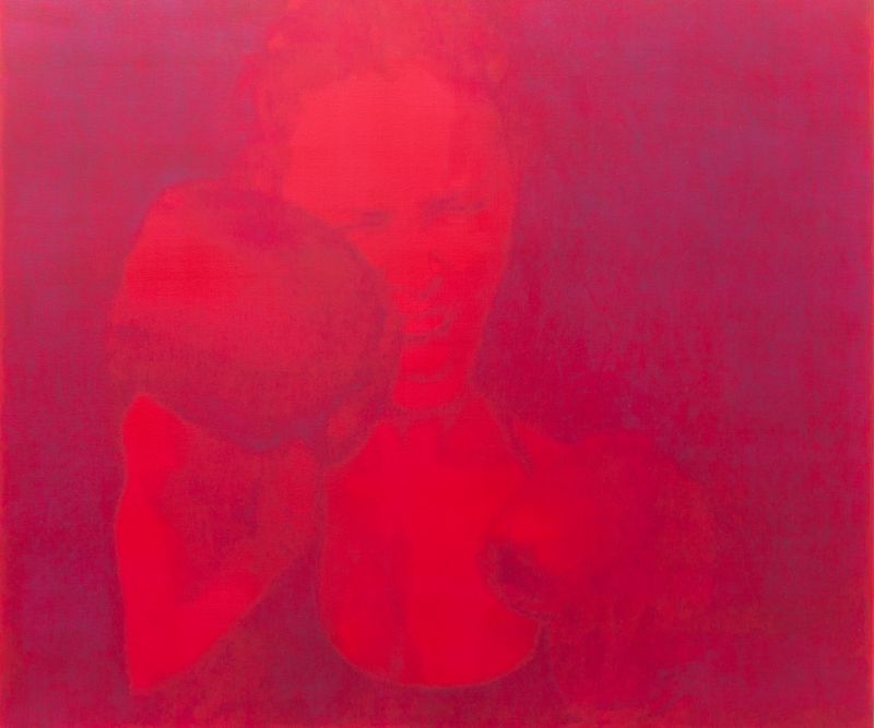 Annatina Graf. Weinende Männer, wütende Frauen 7, 2023, 100 x 120 cm.