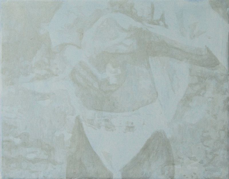 Annatina Graf, erinnern 3, 2006, Acryl auf Baumwolle, 40 x 50 cm.