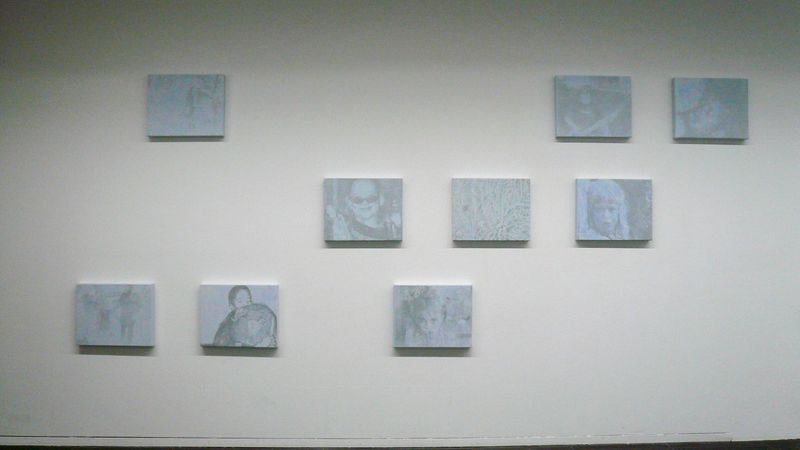 Annatina Graf mit «erinnern» in der Ausstellung «Ego Documents», Kunstmuseum Bern, 2008.