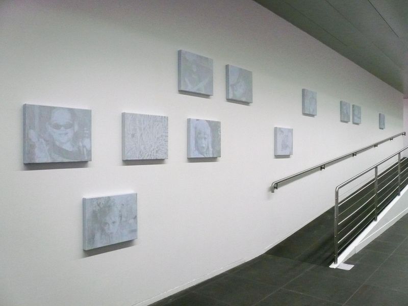 Annatina Graf mit «erinnern» in der Ausstellung «Ego Documents», Kunstmuseum Bern, 2008.