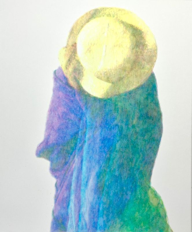 Annatina Graf. Verdecken 6. 2024. Acryl auf Baumwolle. 120 x 100cm.