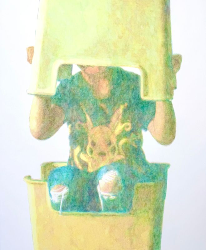 Annatina Graf, Verdecken 9, 2025, Acryl auf Baumwolle, 120 100 cm.
