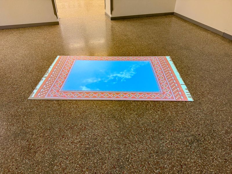 Videoprojektion «Garten Eden» in der Ausstellung «Freundschaft webt Banden» des Kunstvereins Solothurn im Kunstmuseum Solothurn, 2025.
