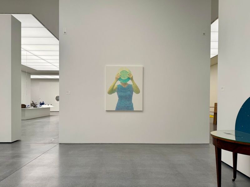 Verdecken 11. 2025. Acryl auf Baumwolle. 120 x 100 cm.