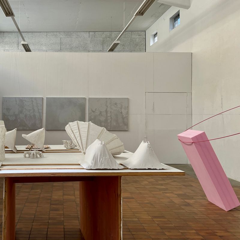 Ausstellungsansicht TANGENTE_N, Kunstraum Hochdorf, 2022.
