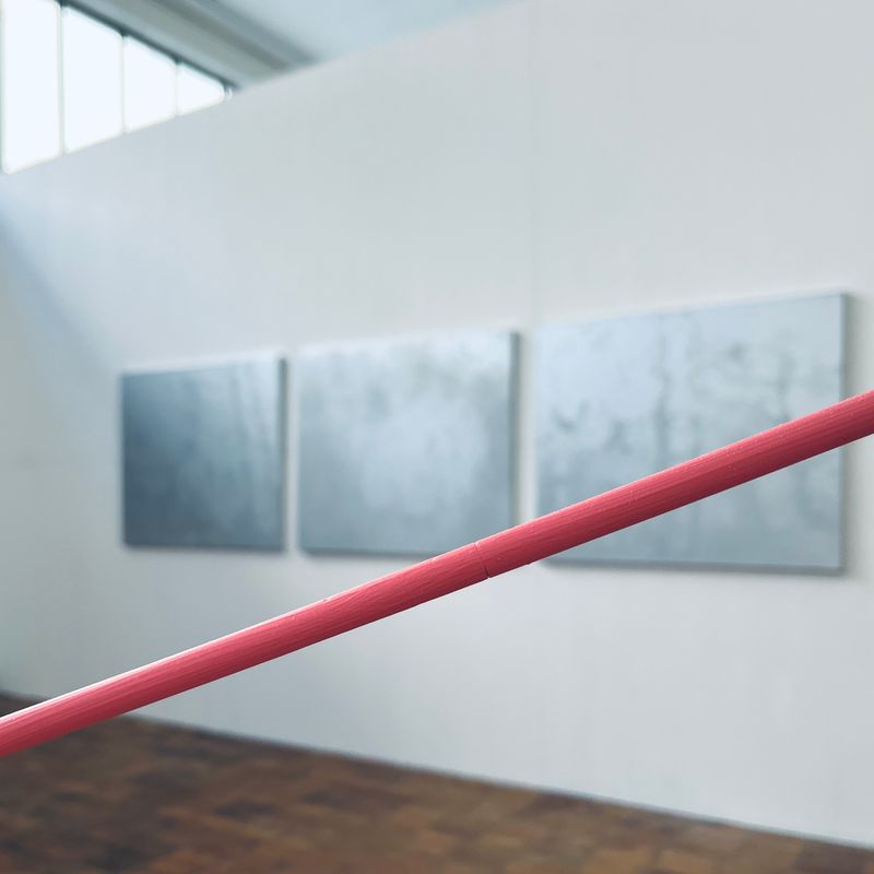 Ausstellungsansicht TANGENTE_N, Kunstraum Hochdorf, 2022.