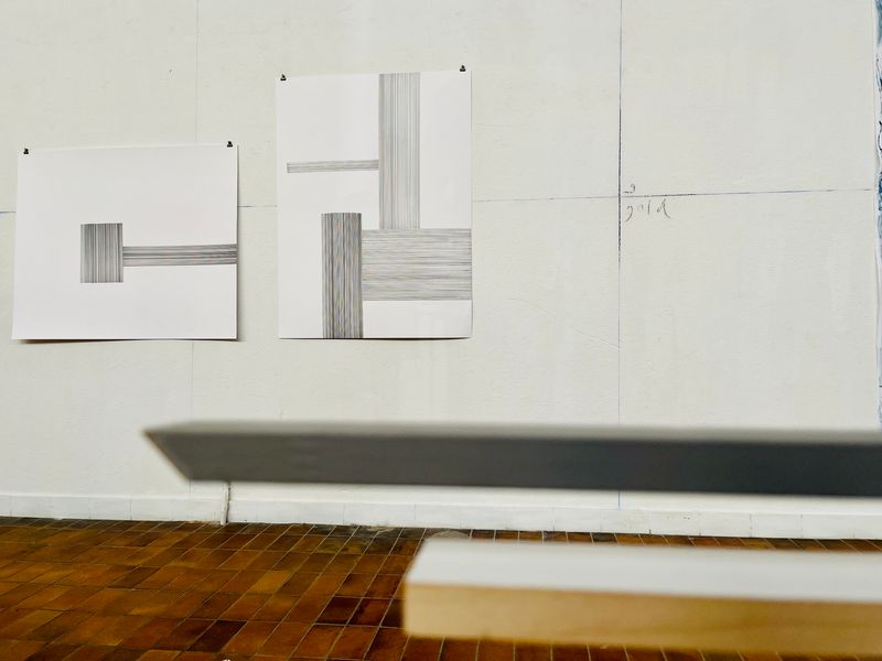 Ausstellungsansicht TANGENTE_N, Kunstraum Hochdorf, 2022.