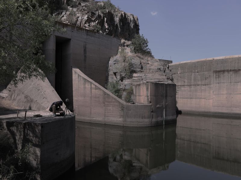 Field recording in the Côa Valley, Portugal for the project Turbulent CurrentsPhoto by Patricia Jäggi