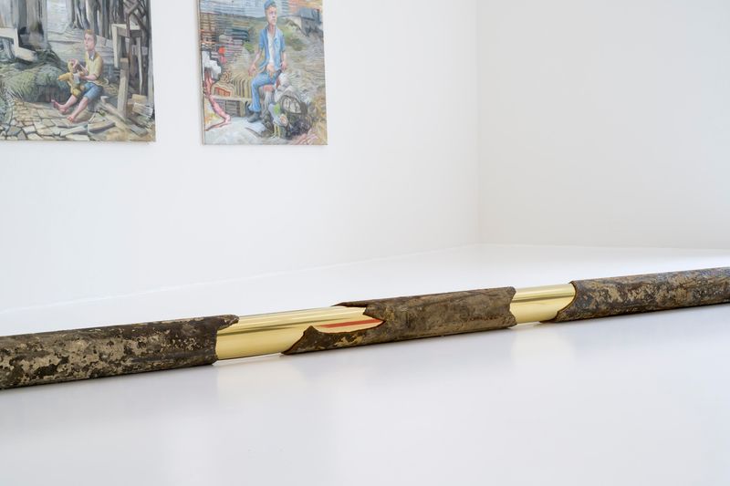 Adra (2018) in the exhibition «Kunststipendien der Stadt Zürich» (2019), Helmhaus Zurich Photo: Zoe Tempest