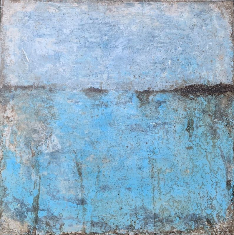 Acryl, Teer und Zellulose auf Holz