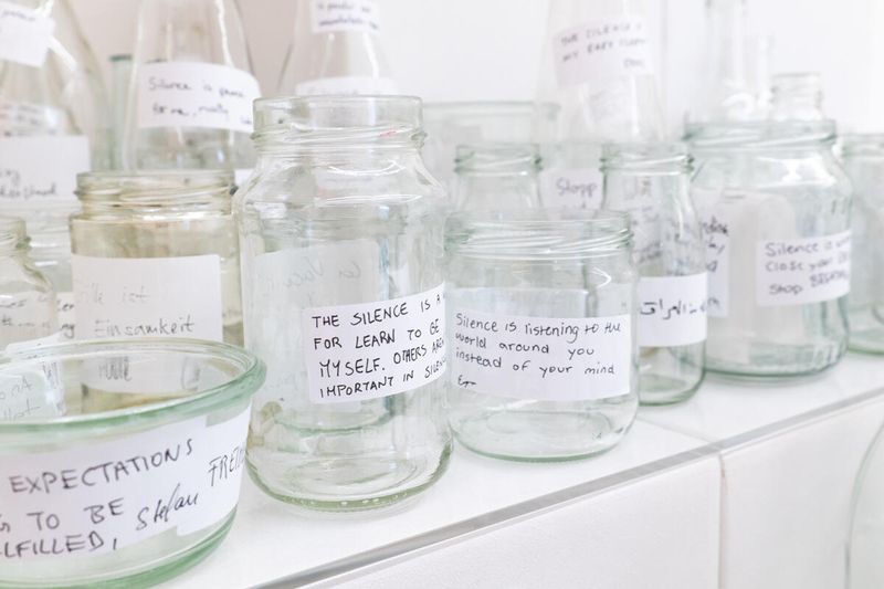 Installation view at Helmhaus, Zurich. Detail.