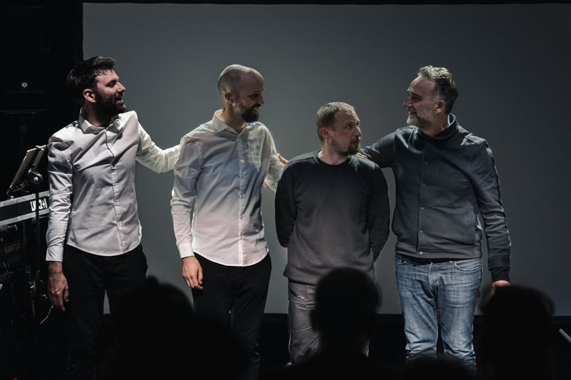 Gilles Grimaître, Julien Mégroz, Matthieu Guillin und Pierre Jodlowski