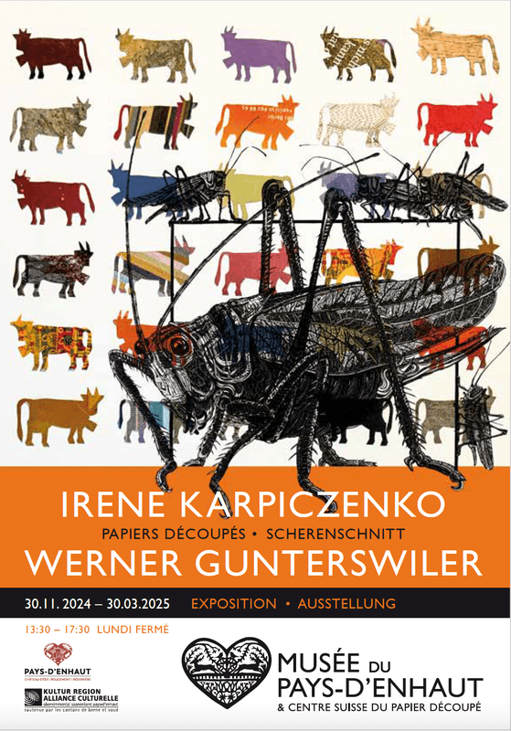 Ausstellung von Irene Karpiczenko und Werner Gunterswiler im Musée du Pays d&#39;Enhaut, Château d&#39;ŒxVernissage: Freitag, 29.11.2024, 18 Uhr