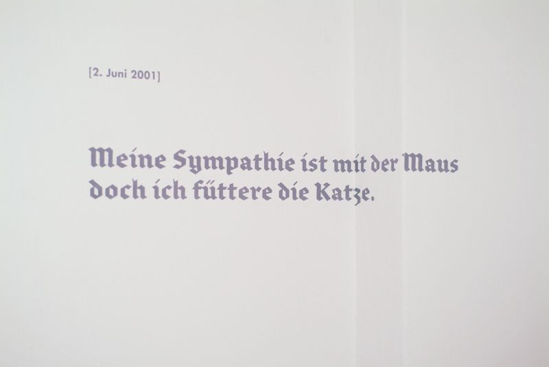 Installationsansicht, Haus Am Kleistpark, Berlin, Deutschland, 2004