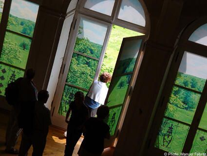 Exhibition view, Schloss Ettersburg, Weimar, Germany, 2002