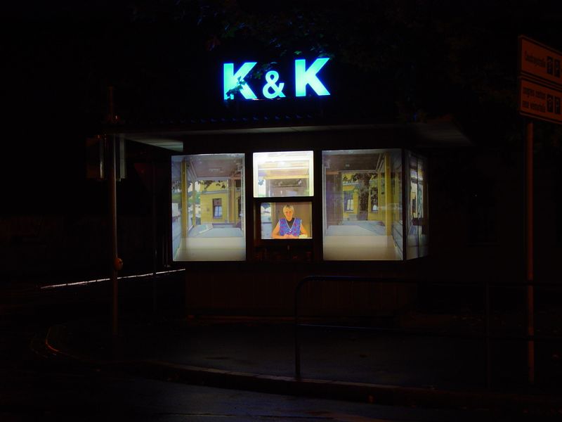 Exhibition view, K&amp;K Kiosk, Weimar, Germany