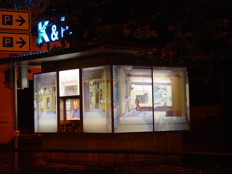 Exhibition view, K&amp;K Kiosk, Weimar, Germany