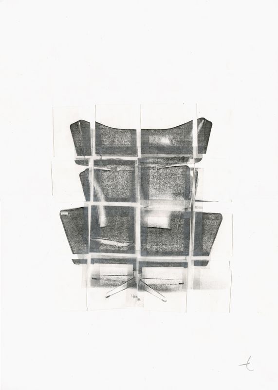 Untitled (49.2-oxchair) 2020 Inkjet auf Papier, 64 x 45cm, Edition 1/5