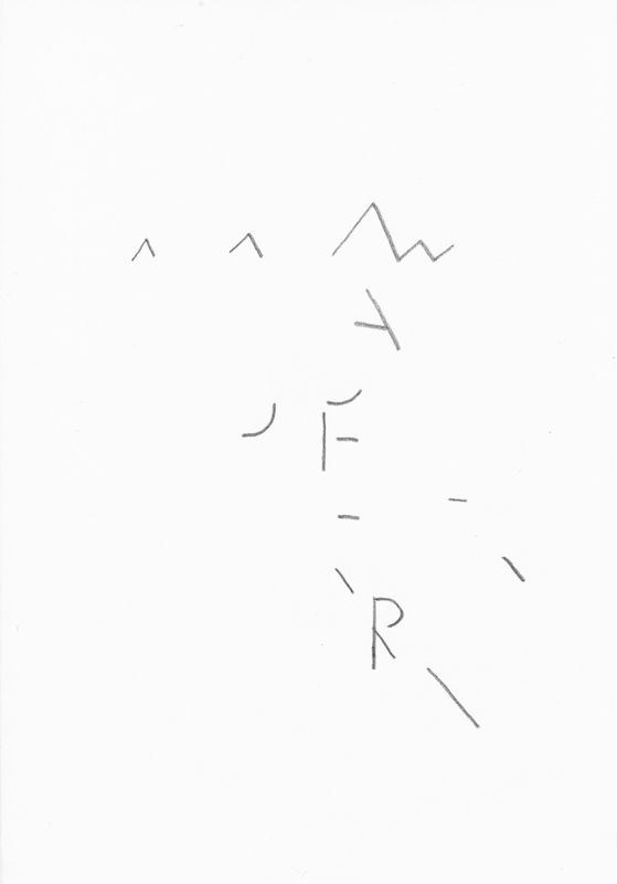 Thell withinkin... (-18) Graphit auf Papier, 29.7 x 21 cm