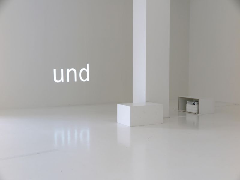 Dieses Werk #6, HD-Videoloops, je 8‘30‘‘, Austellungsansicht Helmhaus Zürich, 2015