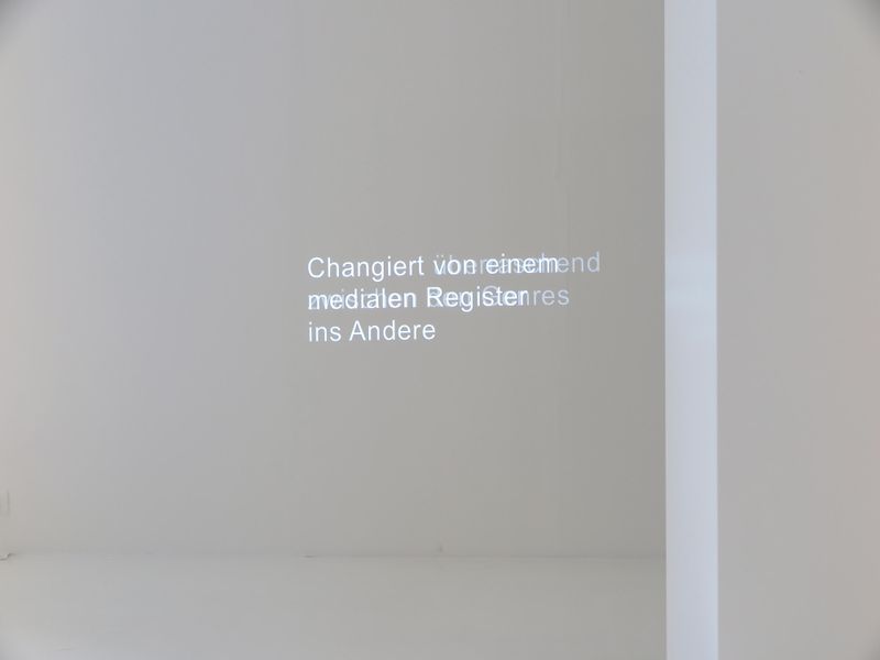 Dieses Werk #6, HD-Videoloops, je 8‘30‘‘, Austellungsansicht Helmhaus Zürich, 2015