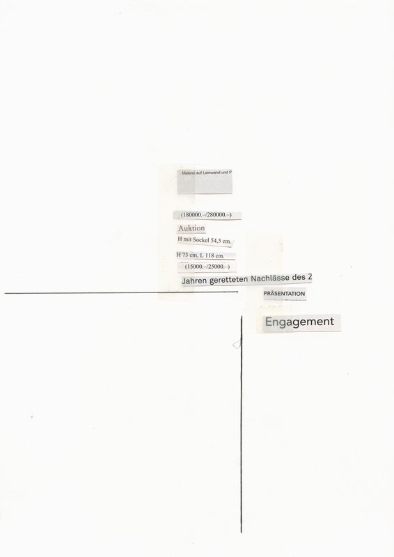 Untitled (--14) Graphit, Cutouts, auf Papier, 29,7 x 21 cm