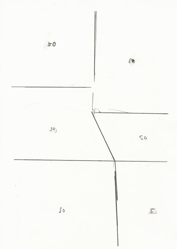 Untitled (--4-4) Graphit auf Papier, 29,7 x 21 cm