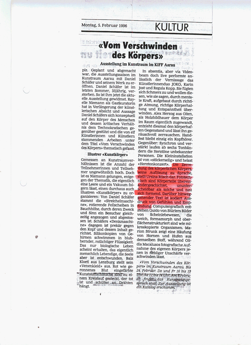 1996 Aargauer Zeitung 