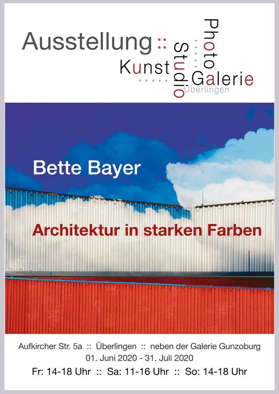 2020-06 PhotoGalerie Überlingen - Architektur in starken Farben