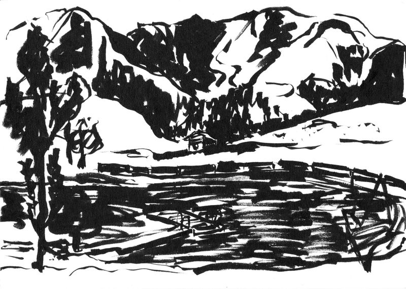 Badesee oberhalb von Vella, 25. Mai 2001