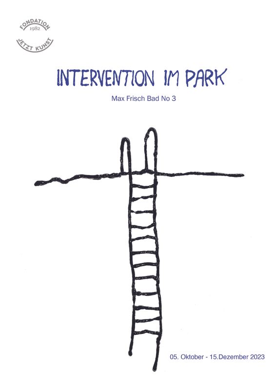 Text: INTERVENTION IM PARK Max Frisch Bad No 14