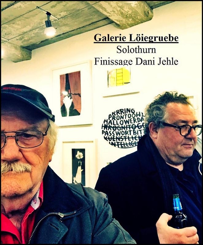 Pedro Meier – Pavel Schmidt. Galerie Löiegruebe Solothurn Ausstellung Dani Jehle & Artist Friends 2022. Selfie-Art-Project by Pedro Meier Artist & Writer, Künstlerlexikon SIKART Zürich