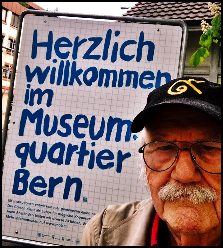 Pedro Meier Unterwegs – Museumsquartier Bern Kunsthalle, Museum für Kommunikation, Alpines Museum, Kunsthistorisches Museum – Chronik des Augenblicks – On the Road – Fototagebuch, Photo Diary – Selfie-Art-Project by Pedro Meier Schriftsteller und Künstler Niederbipp am Jurasüdfuss Oberaargau &amp; Anderswo – Oulipo Literatur – Experimentelle Lyrik – Autorenlexikon AdS der Schweiz – Künstlerlexikon SIKART Zürich