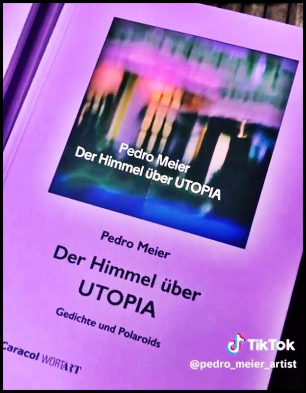 Pedro Meier – Der Himmel über UTOPIA – Gedichte und Polaroids – Streifzüge durch New York – Caracol Verlag – ISBN 978-3-907296-35-6 – August 2024 – ab sofort in allen Buchhandlungen erhältlich *
https://www.youtube.com/watch?v=PAiR2dY8BG4&amp;list=PLNq76kKCozhfh_QcMtqVJjJVy5O9vfKgV&amp;index=2
*
https://caracol-verlag.ch/books/der-himmel-ueber-utopia/
*
https://caracol-verlag.ch/authors/pedro-meier/
*