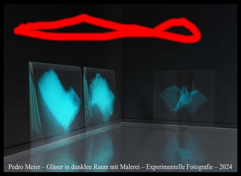 Pedro Meier – Gläser im Dunkeln mit Malerei & Sound – Shadow jars in the dark with painting and Sound – Multimedia-Performance – Foto-Installation – PhotoArt – Fine art photography – 2024 Artwork by Pedro Meier Multimedia Artist, Lyriker, Schriftsteller *
https://de.wikipedia.org/wiki/Pedro_Meier
Pedro Meier – Wikipedia
*