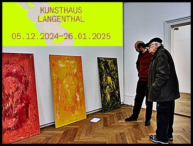 Kunsthaus Langenthal – Pedro Meier Anlieferung der Bilder – Metamorphosen – Triptychon – für Ausstellung Cantonale Bern Jura 2024 – Raffael Dörig, Leiter, Kurator Kunsthaus Langenthal – Pedro Meier Multimedia Artist Lyriker Schriftsteller *
https://de.wikipedia.org/wiki/Pedro_Meier
Pedro Meier – Wikipedia
*