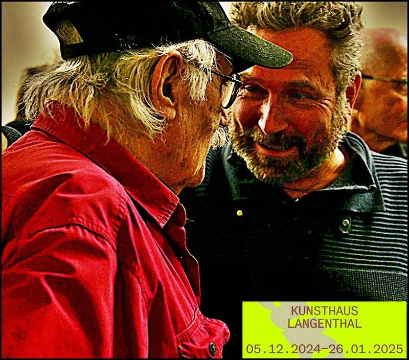 Pedro Meier – Martin Rohde, Kunsthistoriker, Leiter der Fachkommission Bildende Kunst und Architektur Solothurn – Kunsthaus Langenthal – Cantonale Berne Jura 2024 – Kurator Raffael Dörig – Jahresausstellung 05.12.24 → 26.01.25 – Kunst der Gegenwart – Vernissage Foto Vitaltransformer Kunstmagazin Zürich *
https://de.wikipedia.org/wiki/Pedro_Meier
Pedro Meier – Wikipedia
*