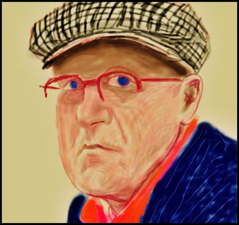 Happy Birthday David Hockney (9. Juli 1937 England), Selbstporträt, 2012, iPad Zeichnung auf Papier, Archiv Pedro Meier, Schriftsteller, Lyriker, Multimedia Artist, Conceptual Art, Spoken Word Performance, Atelier Niederbipp am Jurasüdfuss, Oberaargau, Visarte – www.literaturport.de/lexikon/pedro-meier/ *
https://de.wikipedia.org/wiki/Pedro_Meier – Wikipedia
*