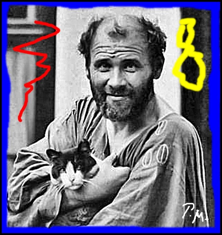 Pedro Meier. Gustav Klimt (1862 Wien)  bekanntester Vertreter des Wiener Jugendstils, Gründungspräsident der Wiener Secession, Overpainted Photographs by Pedro Meier, Schriftsteller, Lyriker, Multimedia Artist. Atelier Niederbipp, Künstlerlexikon SIKART – www.literaturport.de/lexikon/pedro-meier/ *
https://de.wikipedia.org/wiki/Pedro_Meier – Wikipedia
*