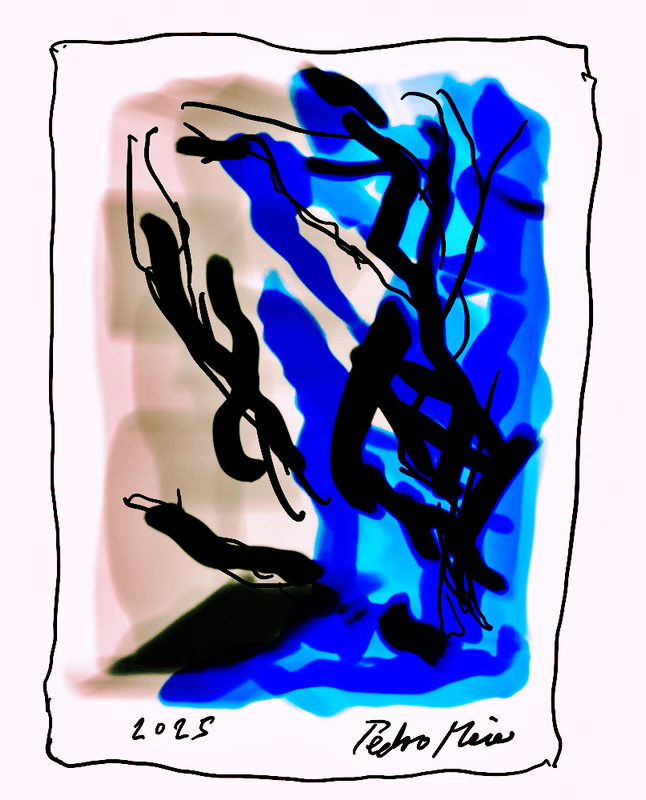 Pedro Meier – Traum aus Lewis Carrolls Alice im Wunderland – iPad Malerei Tagebuch Juli 2025, Artwork by Pedro Meier Lyriker, Schriftsteller, Multimedia Artist, Spoken Word Performance, Autorenlexikon AdS Schweiz, Künstlerlexikon SIKART Zürich Visarte – www.literaturport.de/lexikon/pedro-meier/ *
https://de.wikipedia.org/wiki/Pedro_Meier – Wikipedia
*