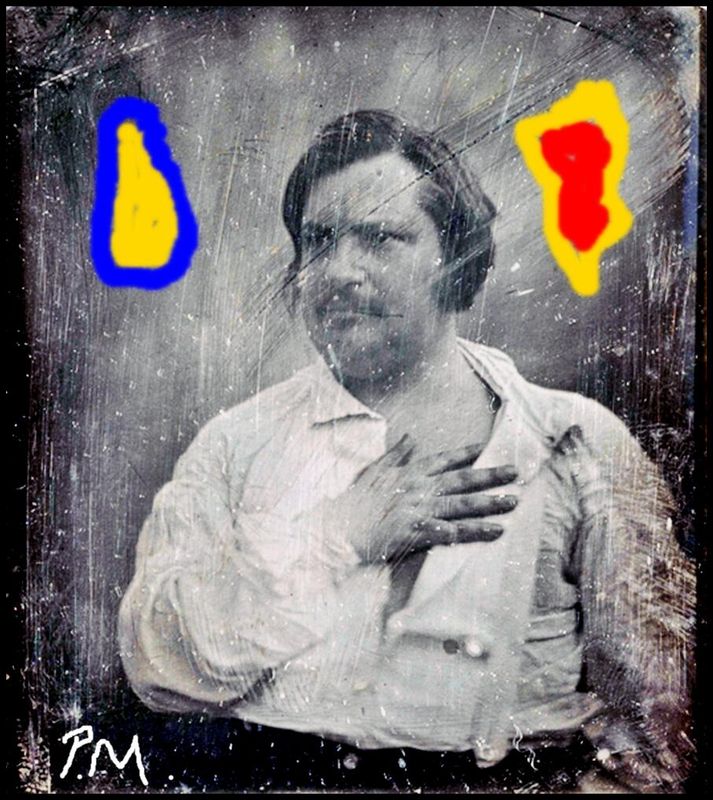 Pedro Meier – Honoré de Balzac, Originalfoto 1842 Daguerreotypie – Overpainted Photographs bei Pedro Meier, Schriftsteller, Lyriker, Multimedia Artist – Honoré de Balzac (1799-1850) Menschliche Komödie – La Comédie humaine. 90 Romane und Erzählungen – www.literaturport.de/lexikon/pedro-meier/ *
https://de.wikipedia.org/wiki/Pedro_Meier – Wikipedia
*