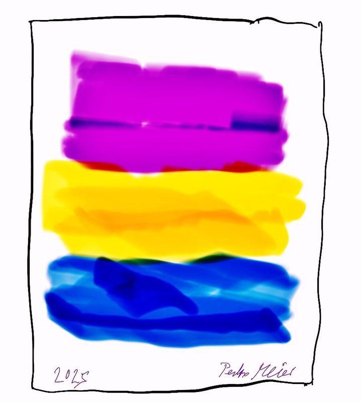 Pedro Meier Morgenlandfahrt, Morgenlandfahrer, Paraphrase zu Hermann Hesse, Bild zu Pedro Meier Video, iPad Malerei Tagebuch 2025 Artwork by Pedro Meier, Regisseur, Filmemacher, YouTuber Videoproduzent – www.literaturport.de/lexikon/pedro-meier/ *
https://de.wikipedia.org/wiki/Pedro_Meier – Wikipedia
*