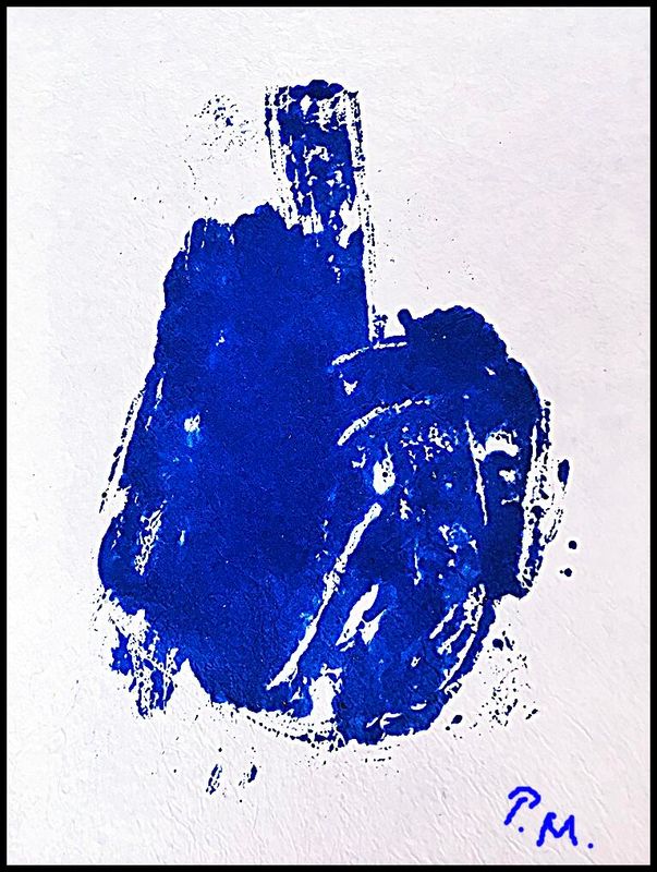 Pedro Meier – Erinnerung an die Zen-Klöster Kyotos, Zyklus Lyrische Pinsel-Poesie, Variationen in Blau Nr. IX – 2025 Monotypie – Auf selbst geschöpftem Papier von der Rinde des Maulbeerbaums, Thailand – Artwork by Pedro Meier, Schriftsteller, Multimedia Artist – www.literaturport.de/lexikon/pedro-meier/
*
https://de.wikipedia.org/wiki/Pedro_Meier – Wikipedia
*