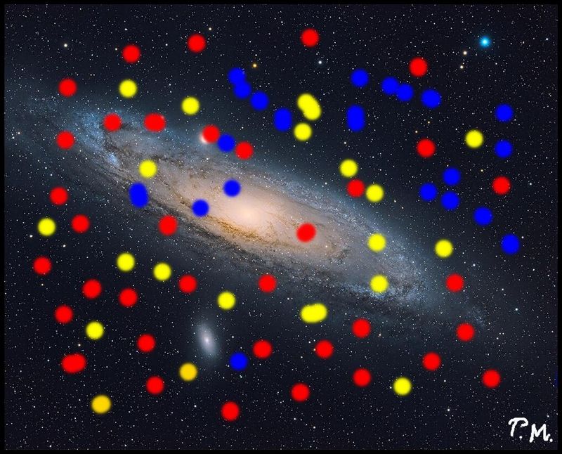 Pedro Meier, Werkzyklus PUNKTE, Andromedanebel, Andromedagalaxie, Weltall, Milchstrasse, Pop Art, Postmodern Art, Relativismus, Mixed Media 2025 Artwork Pedro Meier, Lyriker, Schriftsteller, Multimedia Künstler, Kunstnomade, Filmtagebuch, Gesamtkunstwerk – www.literaturport.de/lexikon/pedro-meier/ *
https://de.wikipedia.org/wiki/Pedro_Meier – Wikipedia
*