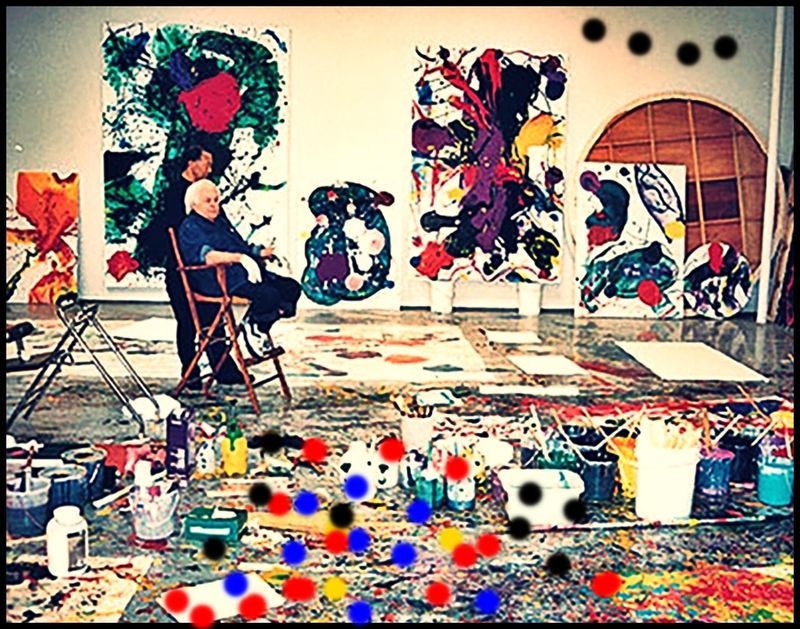 Pedro Meier Werkzyklus Punkte Künstlerateliers, Sam Francis, Venice Studio California, Abstrakter Expressionismus, Farbfeldmalerei, Action Painting, Gestische Malerei, Calligraphy, Pedro Meier Schriftsteller, Multimedia Künstler Fotos – www.literaturport.de/lexikon/pedro-meier/ *
https://de.wikipedia.org/wiki/Pedro_Meier – Wikipedia