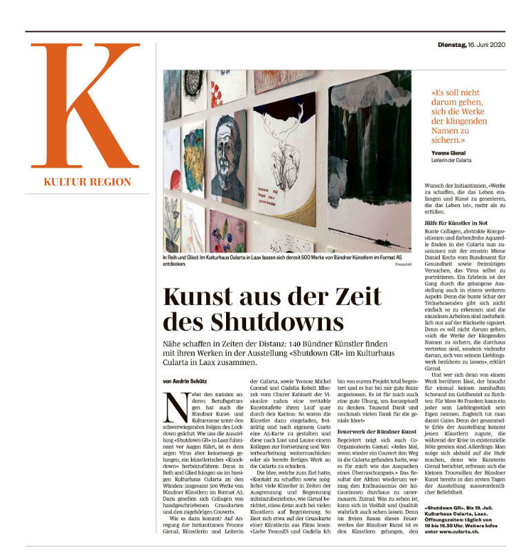 Kunst aus der Zeit des Shutdowns_von Andrin Schütz